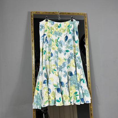 Long patterned skirt