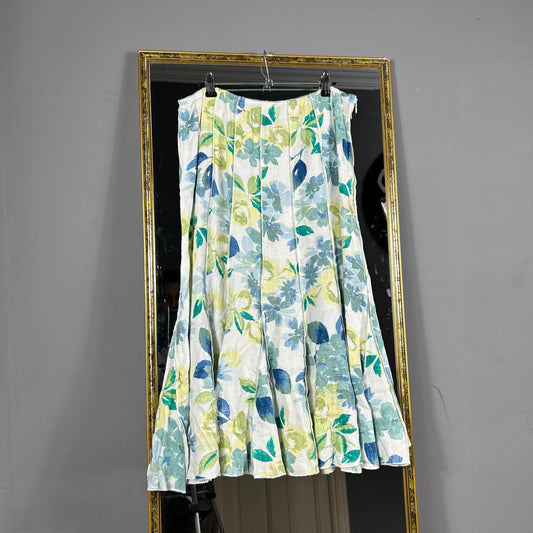 Long patterned skirt