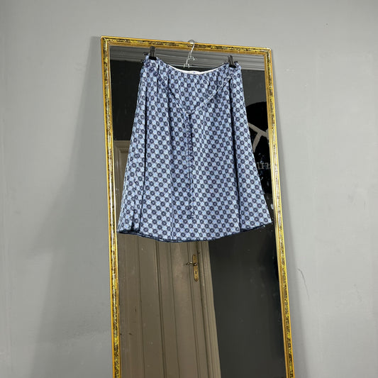 Mini patterned skirt