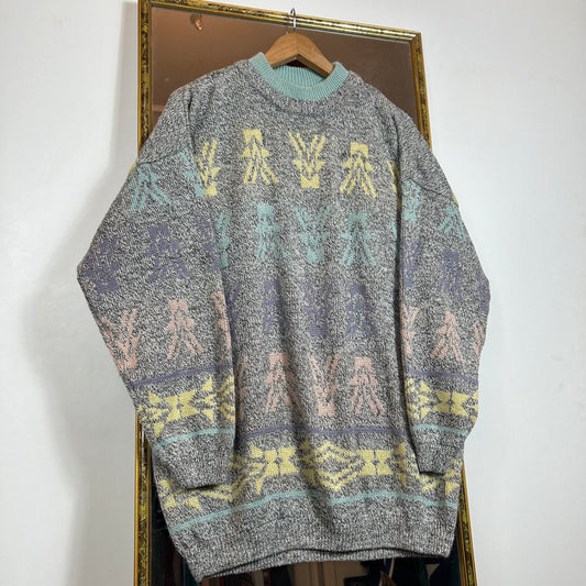 Patterned sweater