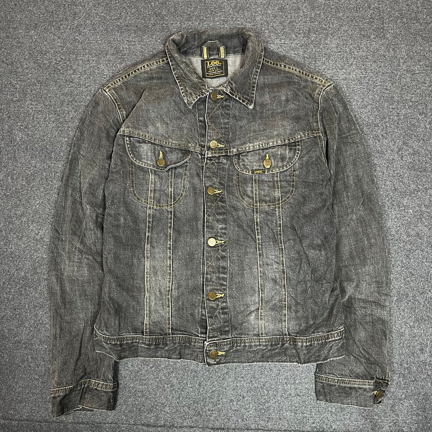 Grey denim Lee jacket