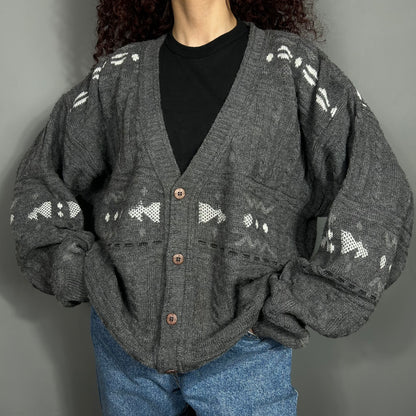 Patterned cardigan