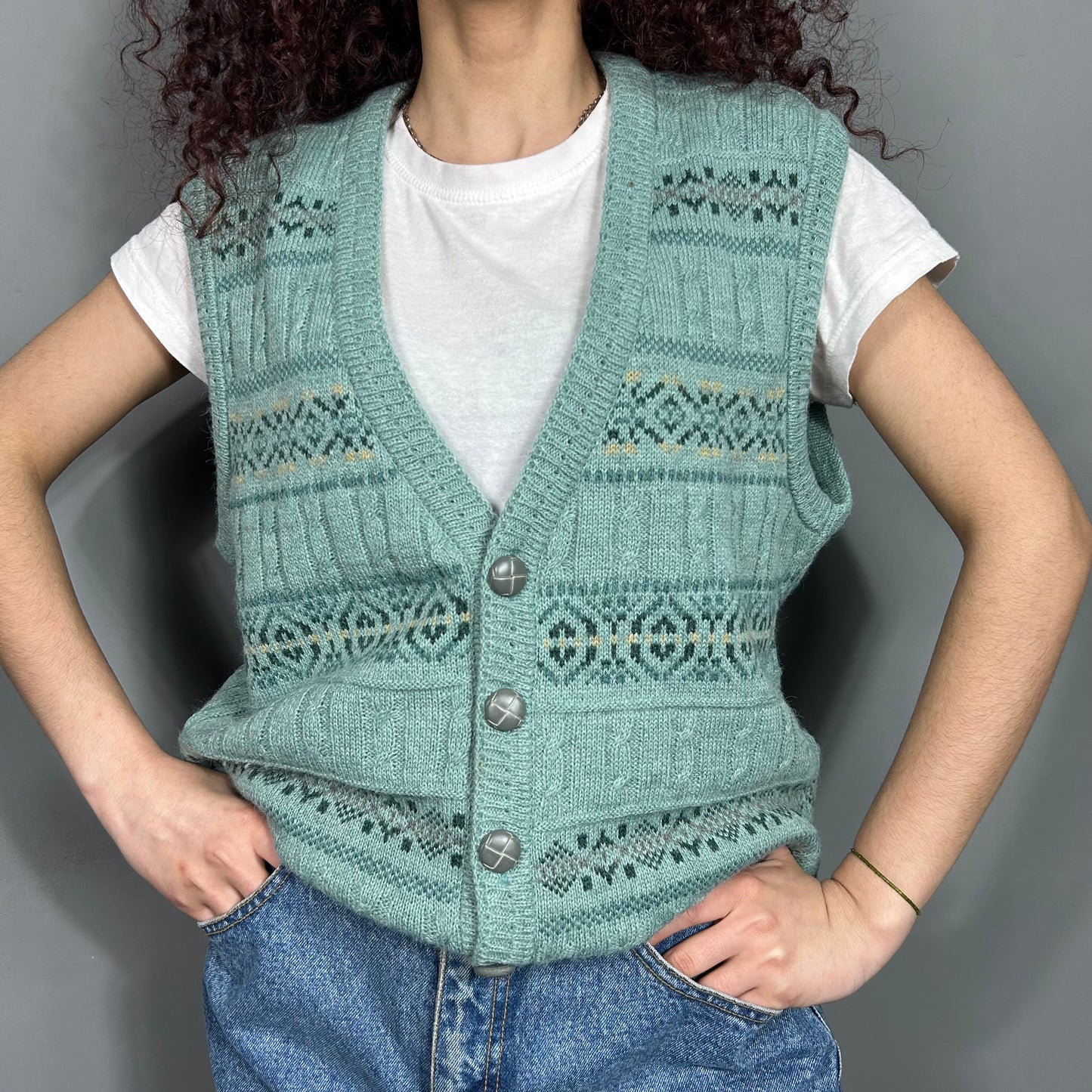 Patterned vest