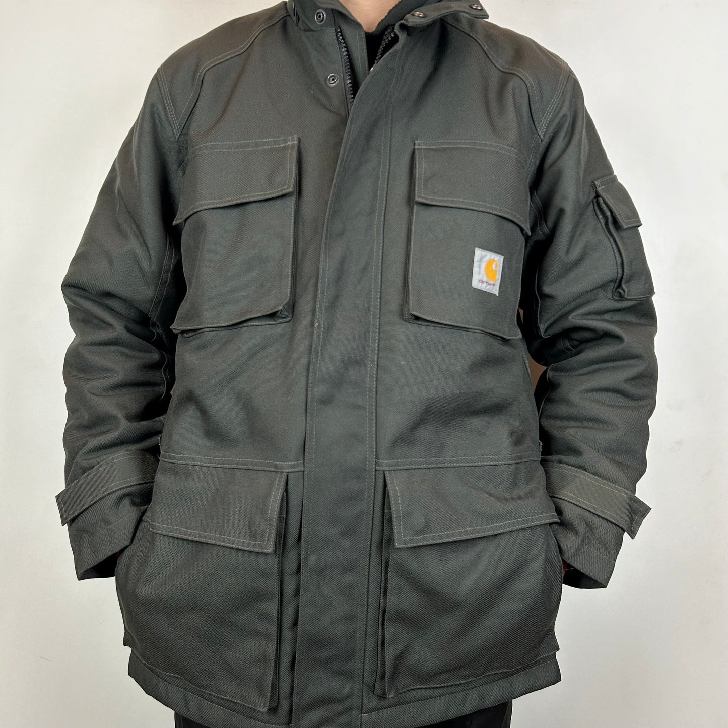 Dark kaki Carhartt jacket