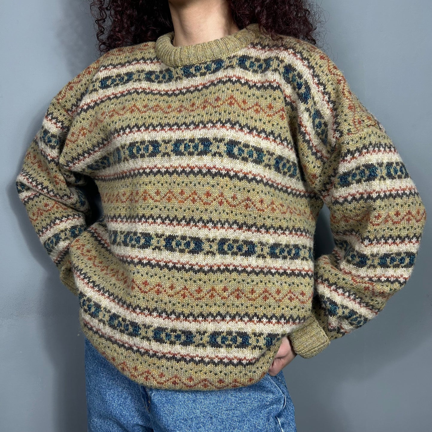 Patterned sweater