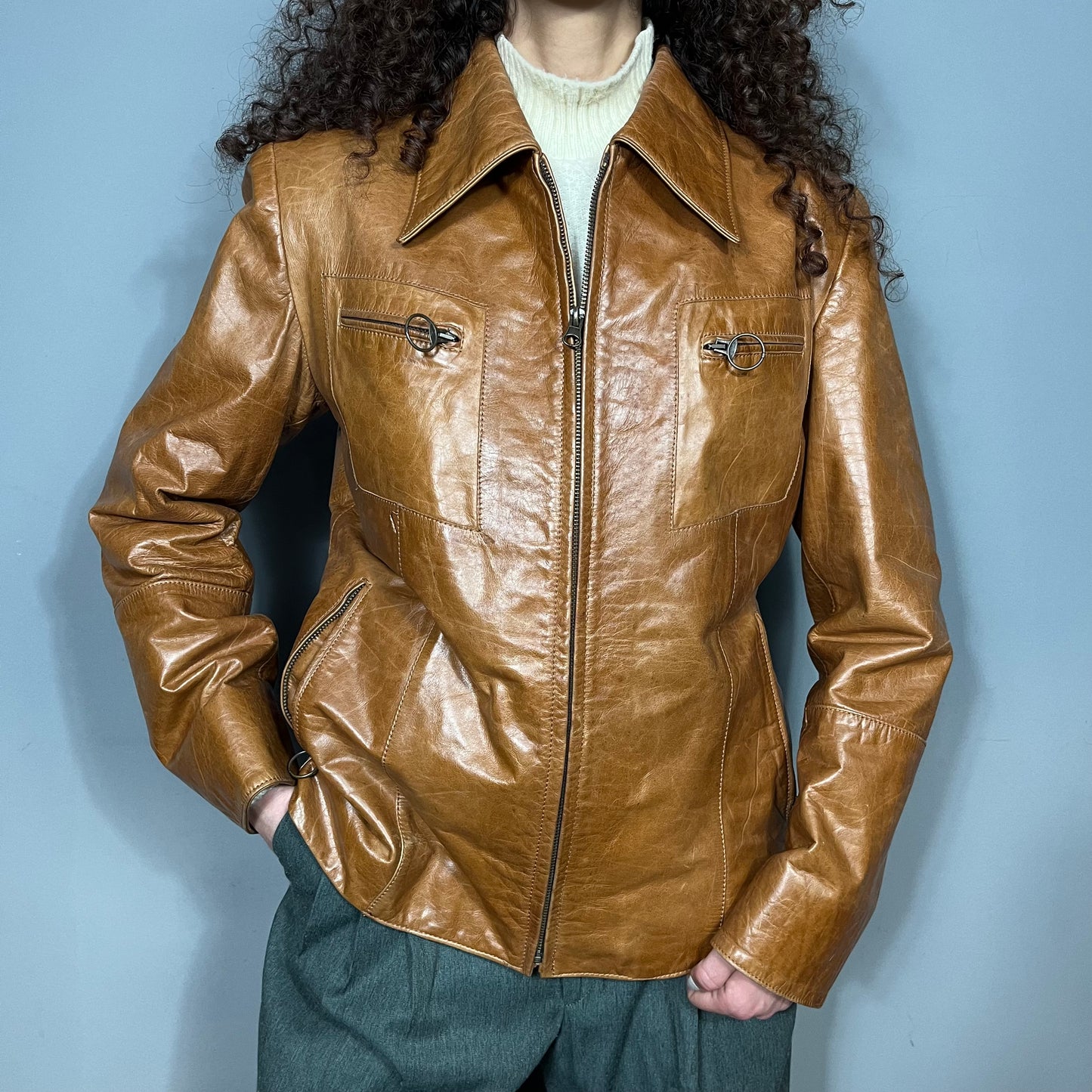 Leather jacket