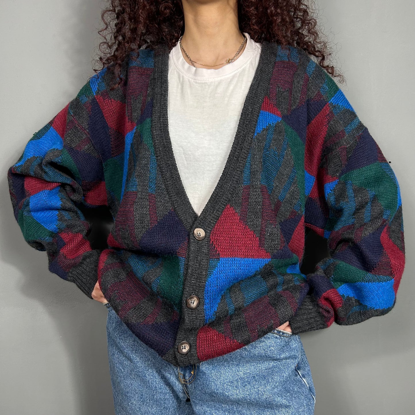 Patterned cardigan