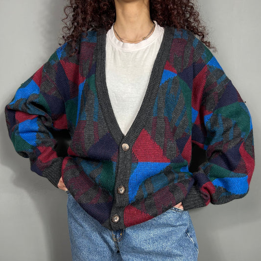 Patterned cardigan