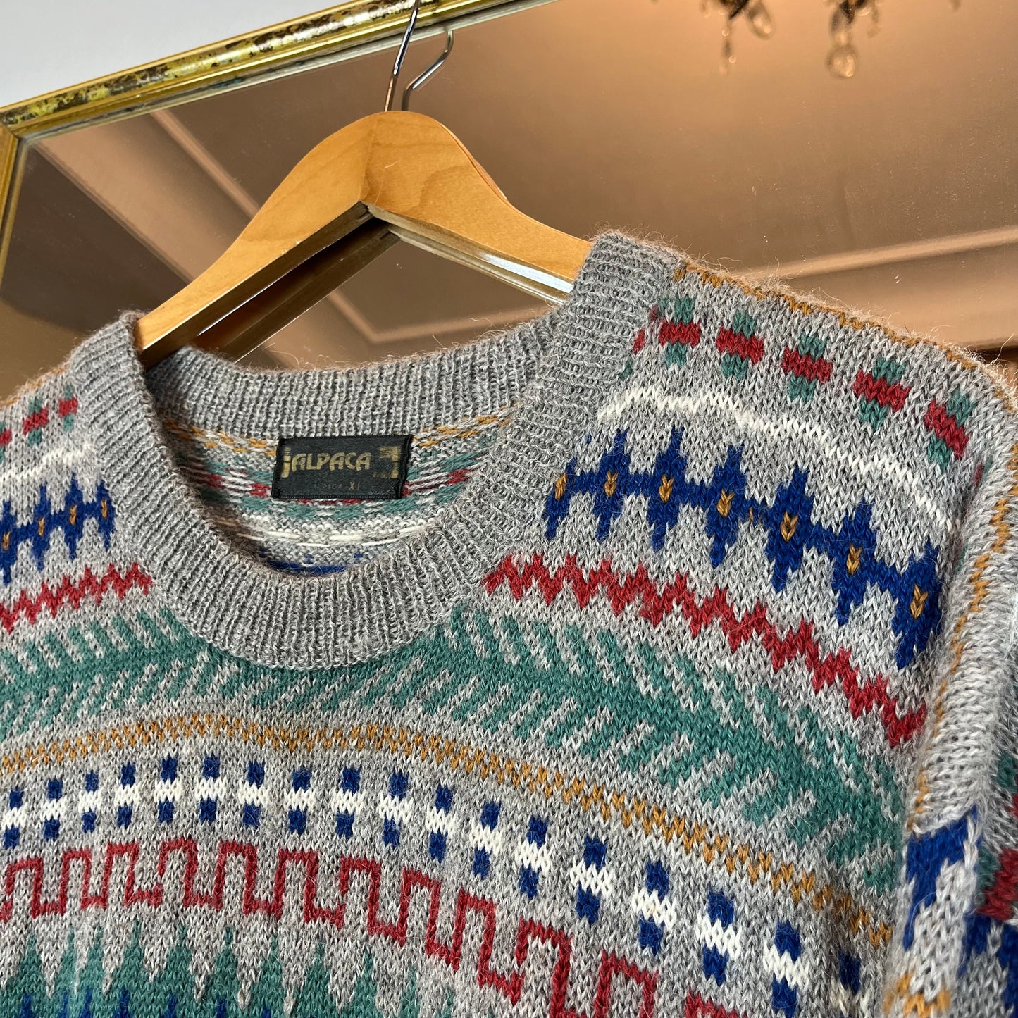 Patterned sweater