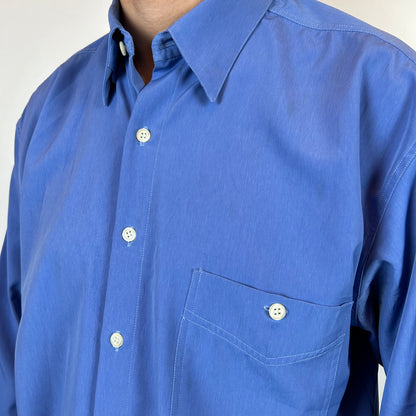 Long sleeve blue shirt