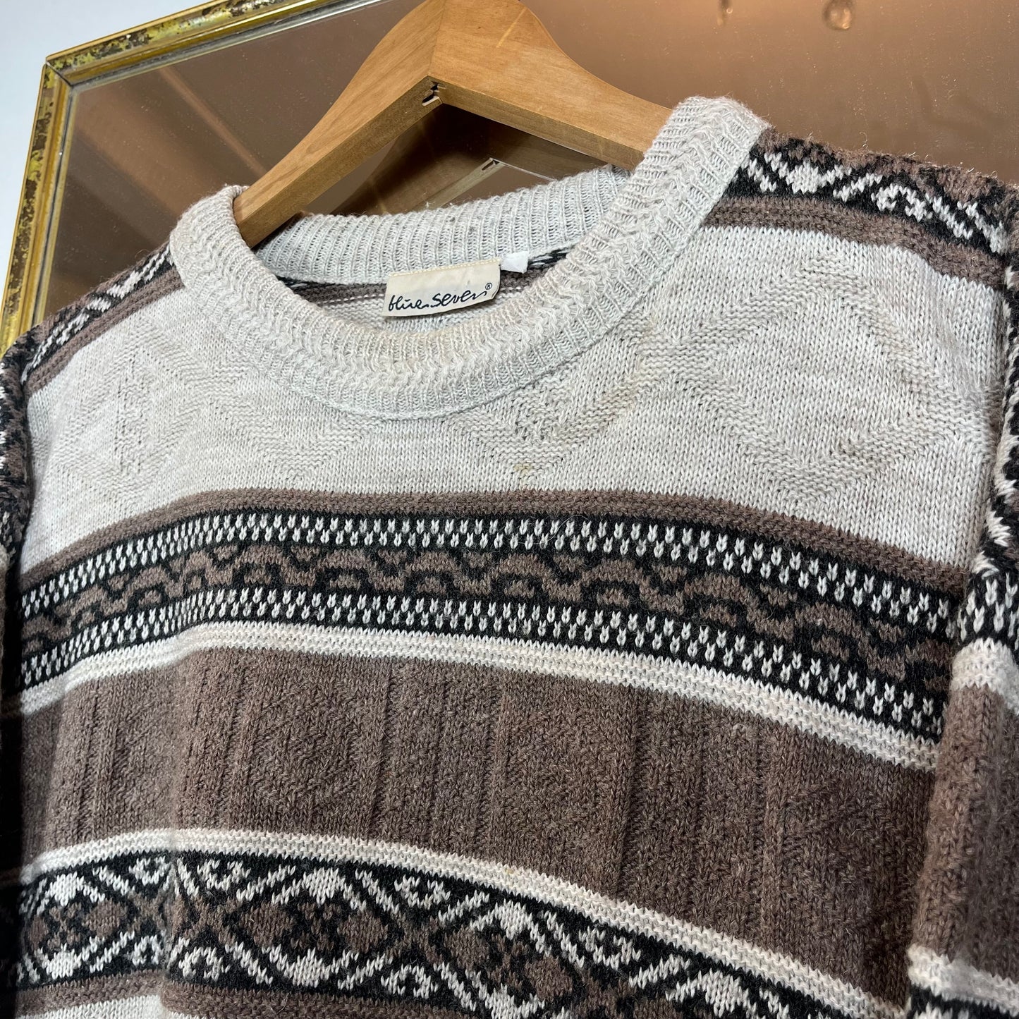 Patterned sweater