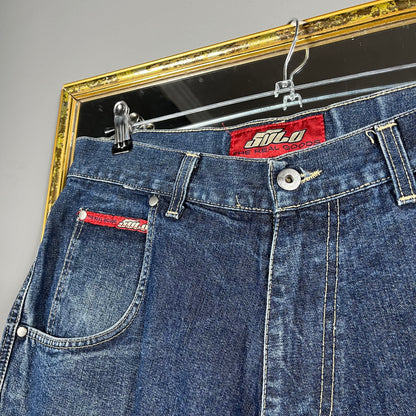 Denim shorts