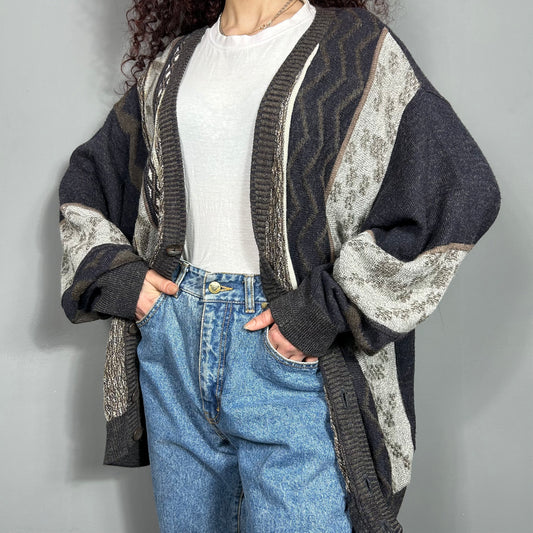 Patterned cardigan