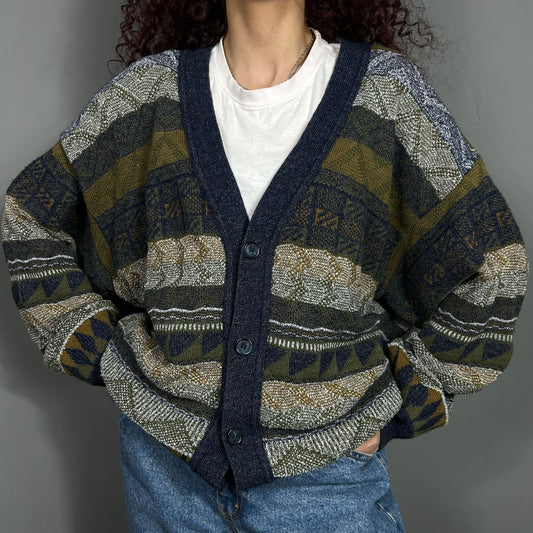 Patterned cardigan