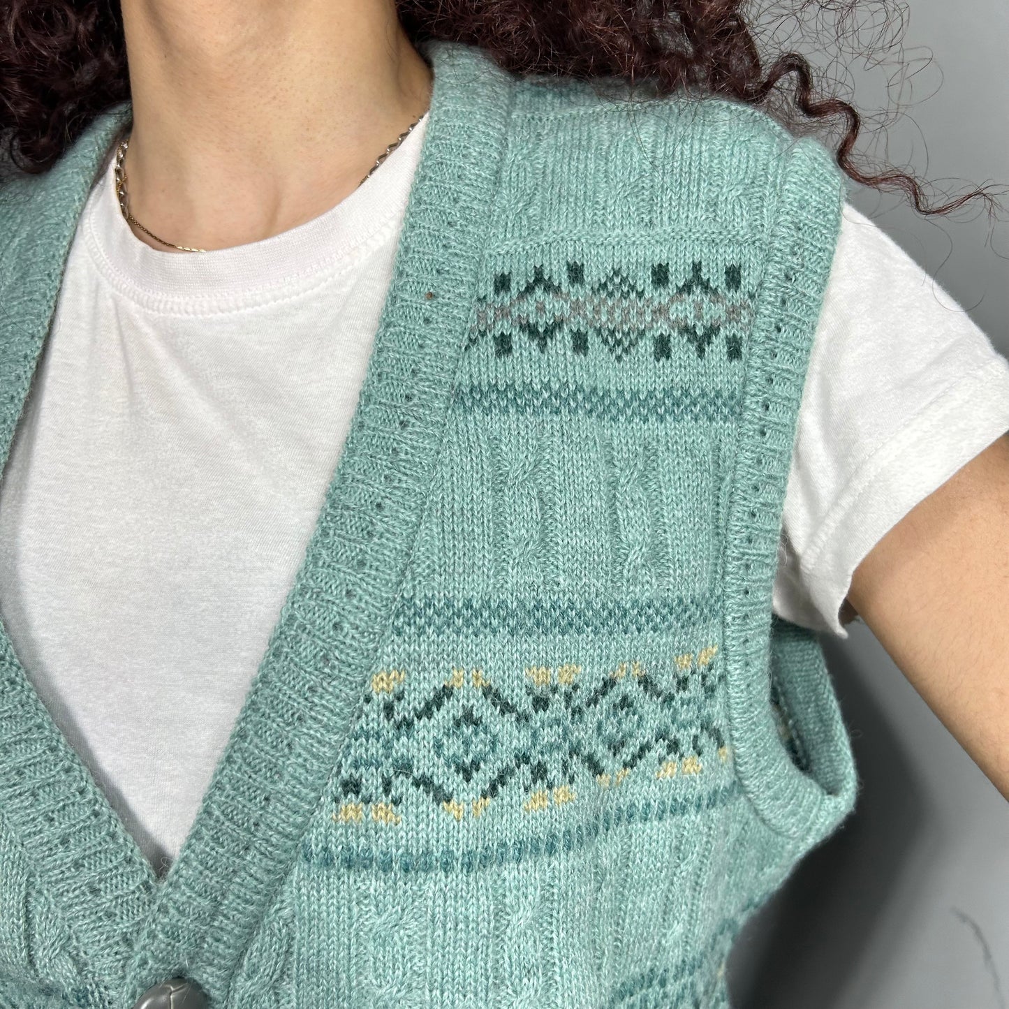 Patterned vest