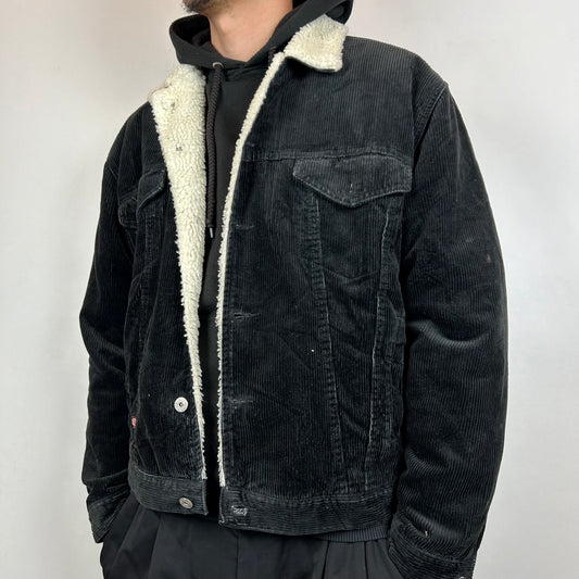 Corduroy sherpa jacket