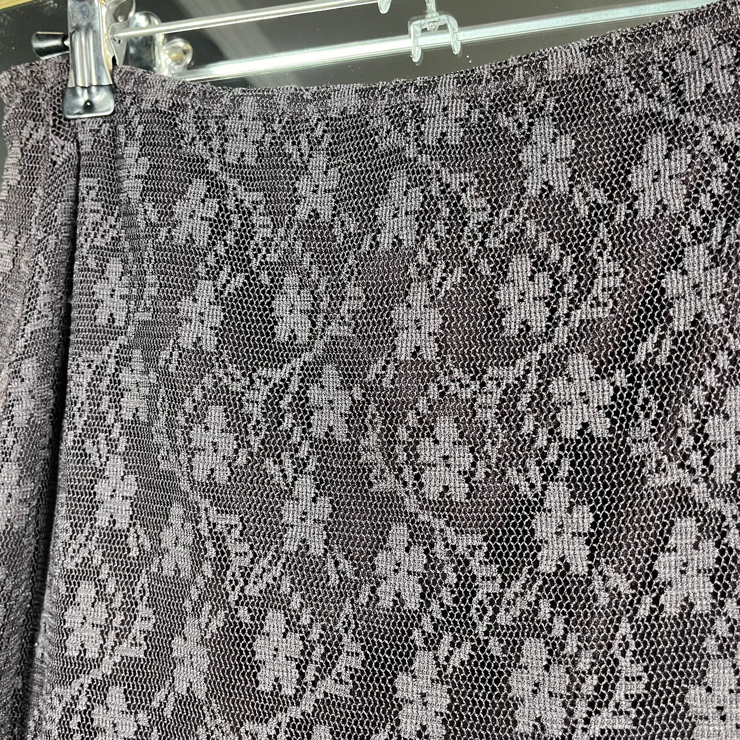 Brown lace skirt