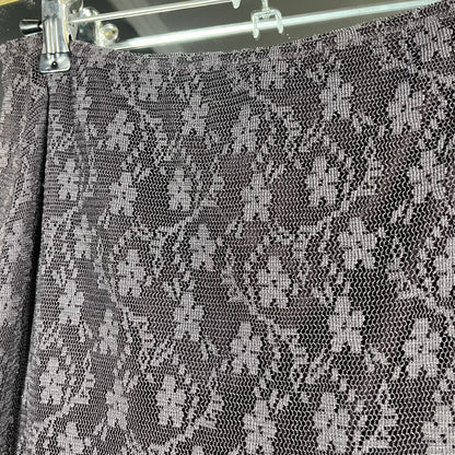 Brown lace skirt