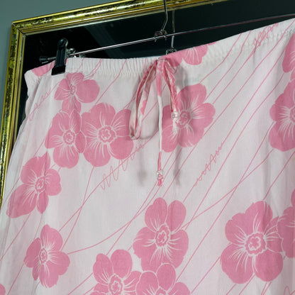 Flower patterned skirt