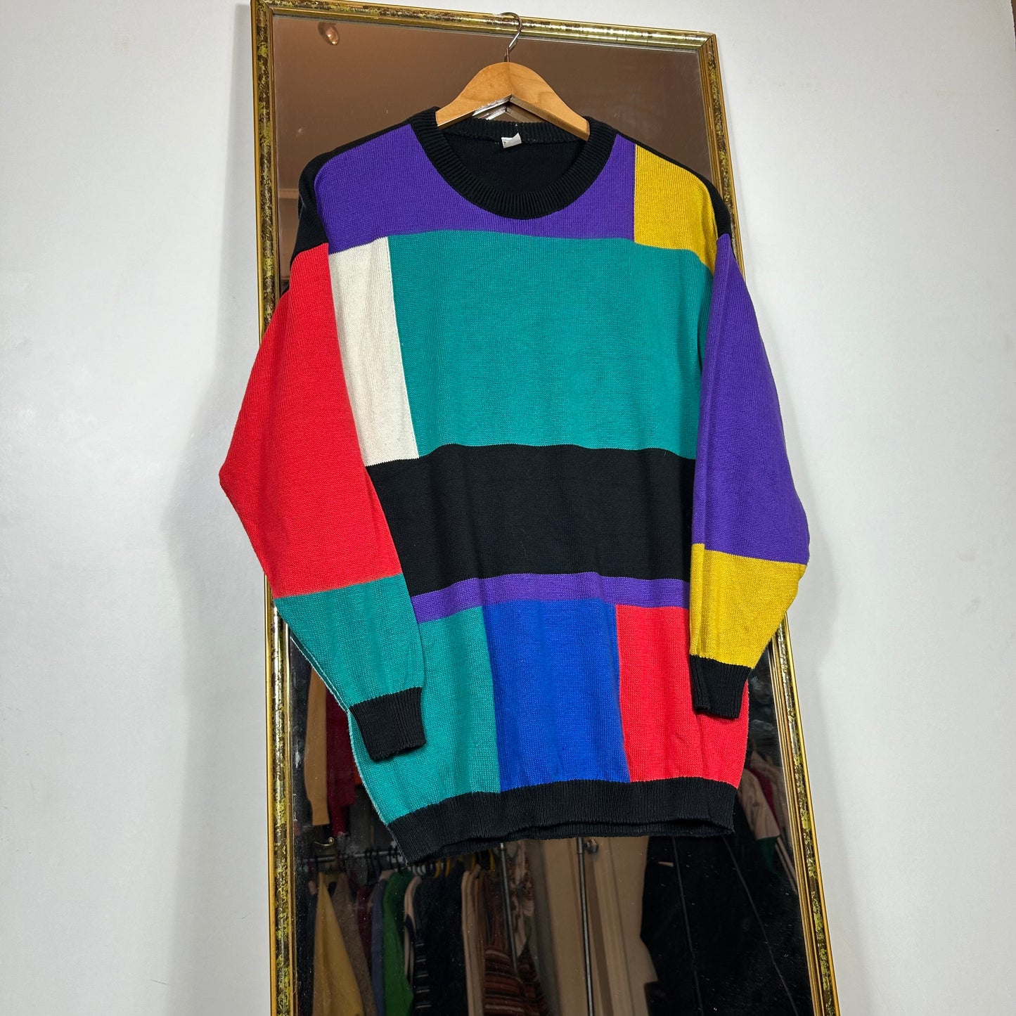 Colorblock sweater