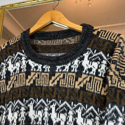 Patterned sweater