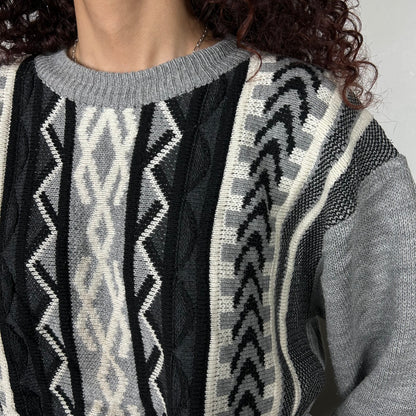 Patterned sweater