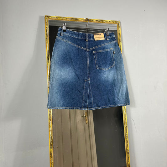 Caterpillar denim skirt