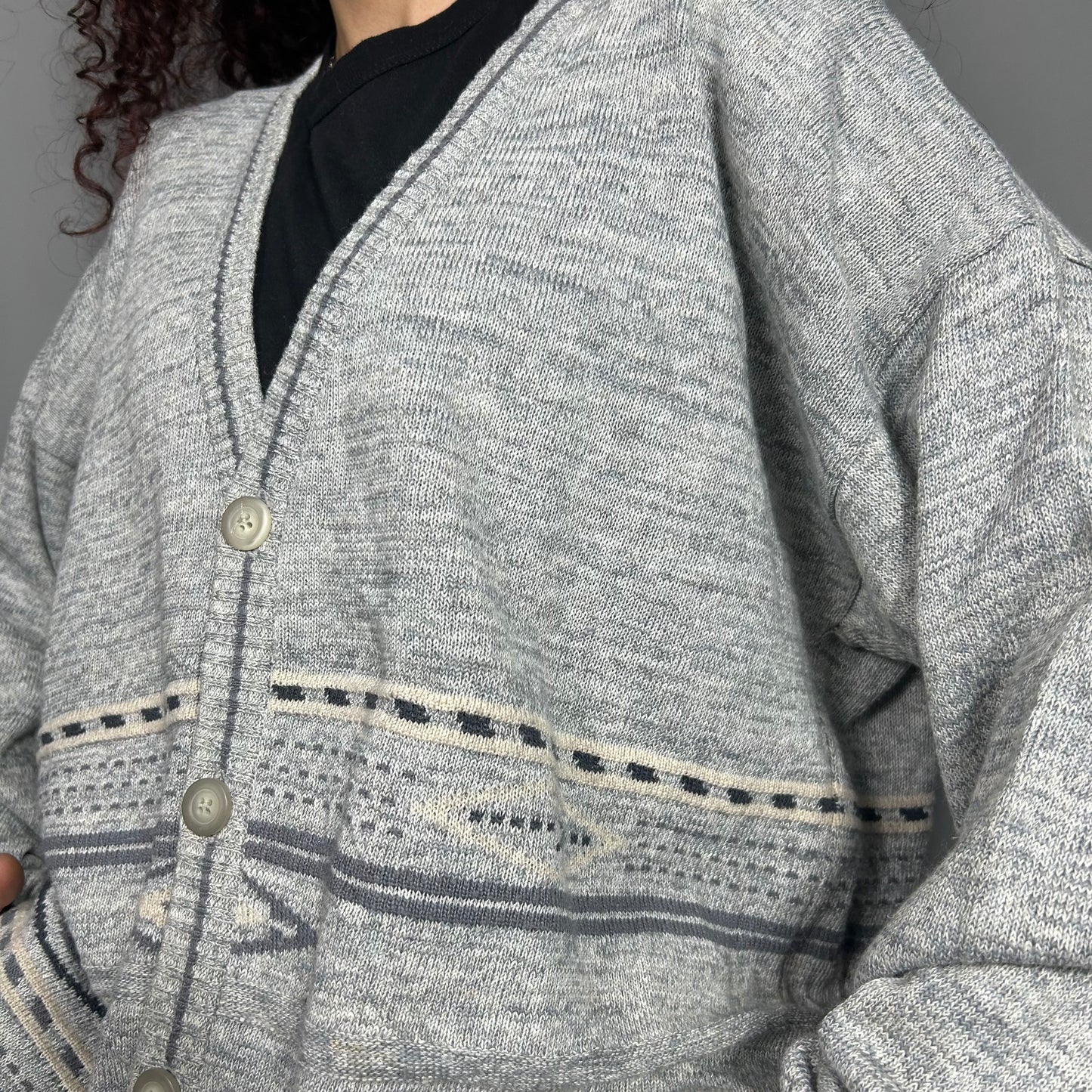 Patterned cardigan