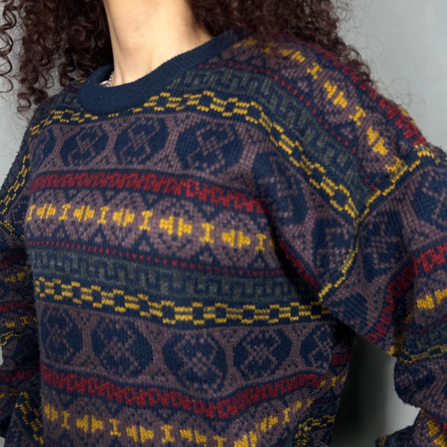 Patterned sweater