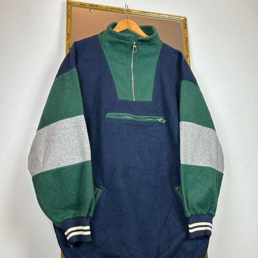 Color block fleece