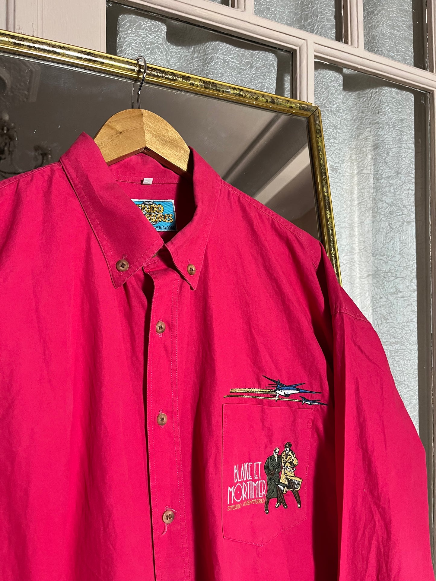 Hot pink shirt