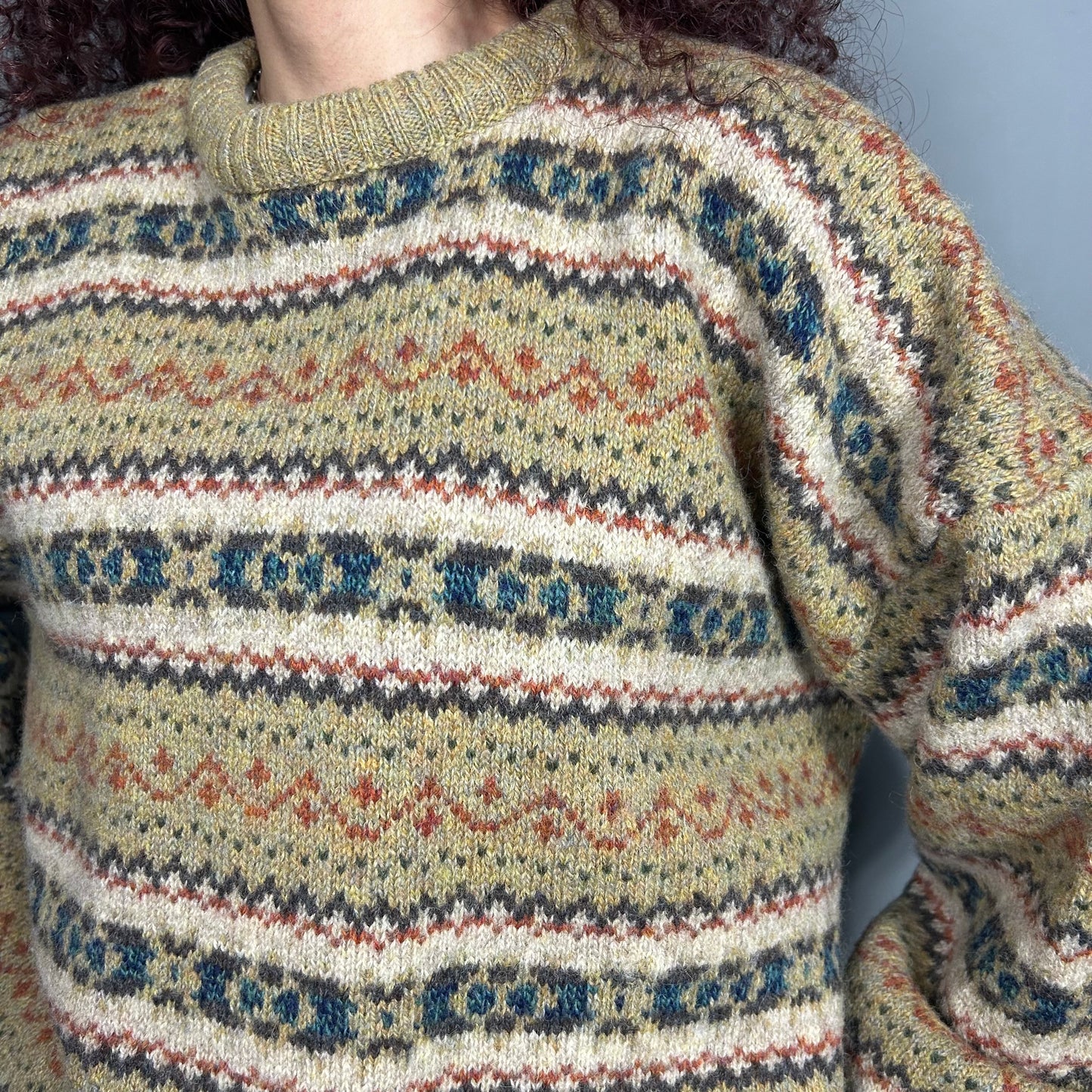 Patterned sweater