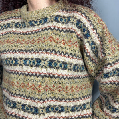 Patterned sweater