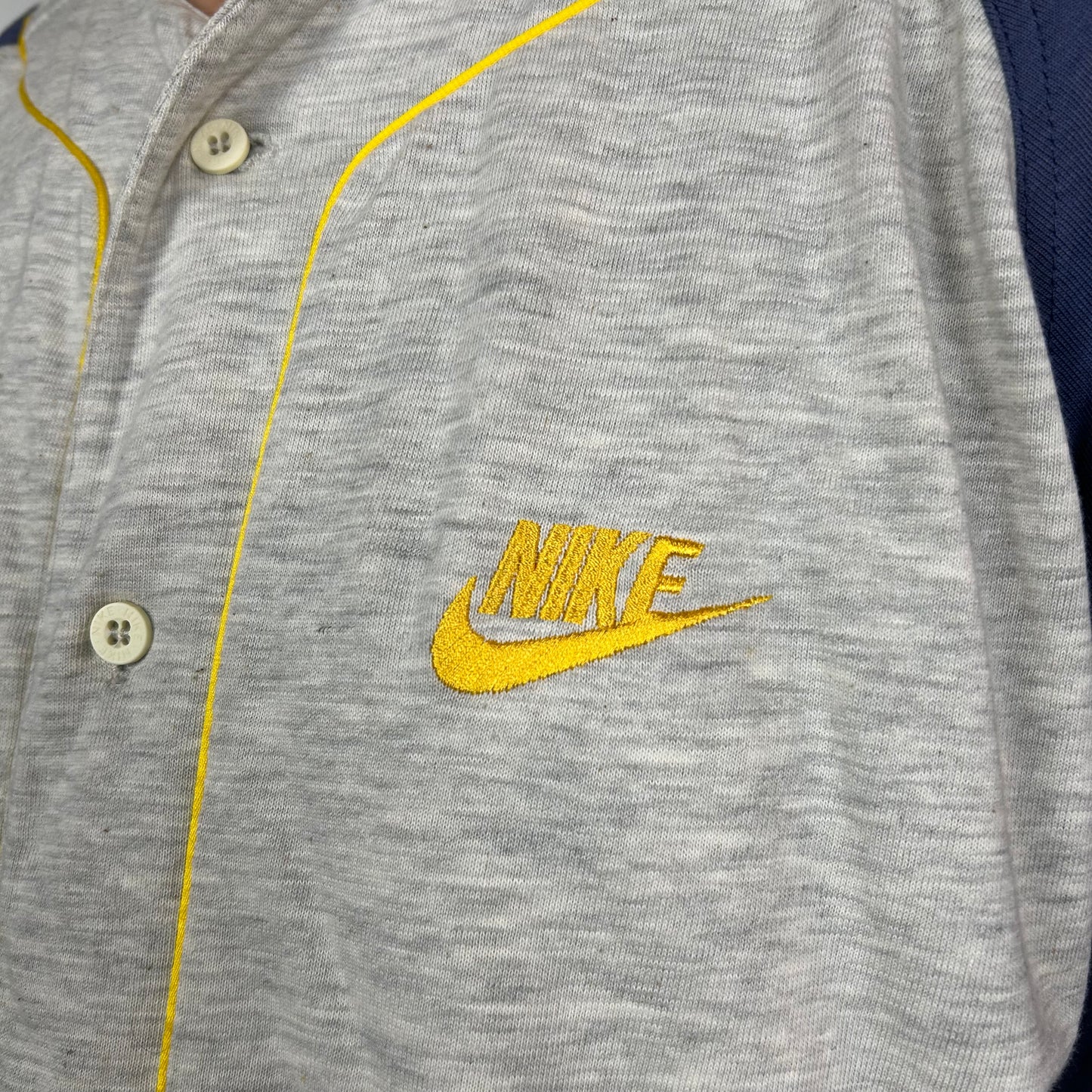 Nike sweat buttoned top