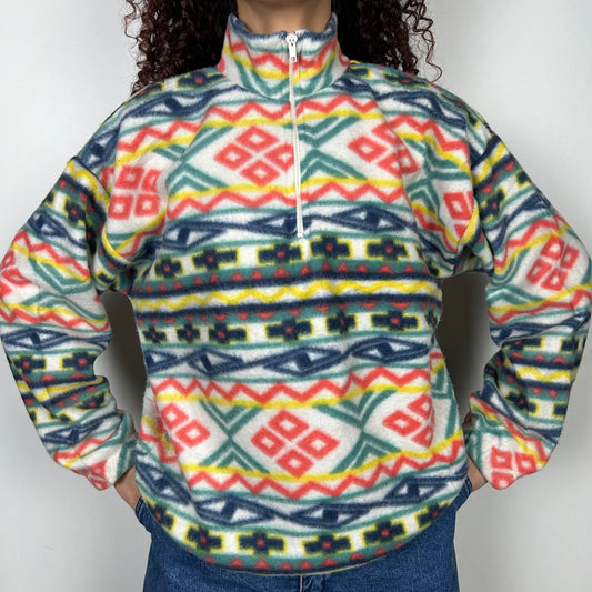 Patterned funky fleece