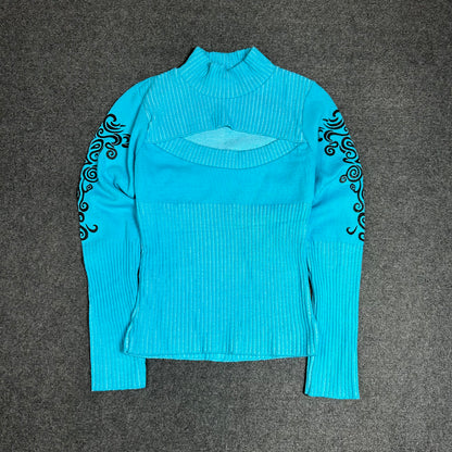 Open chest sweater - women