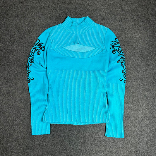 Open chest sweater - women