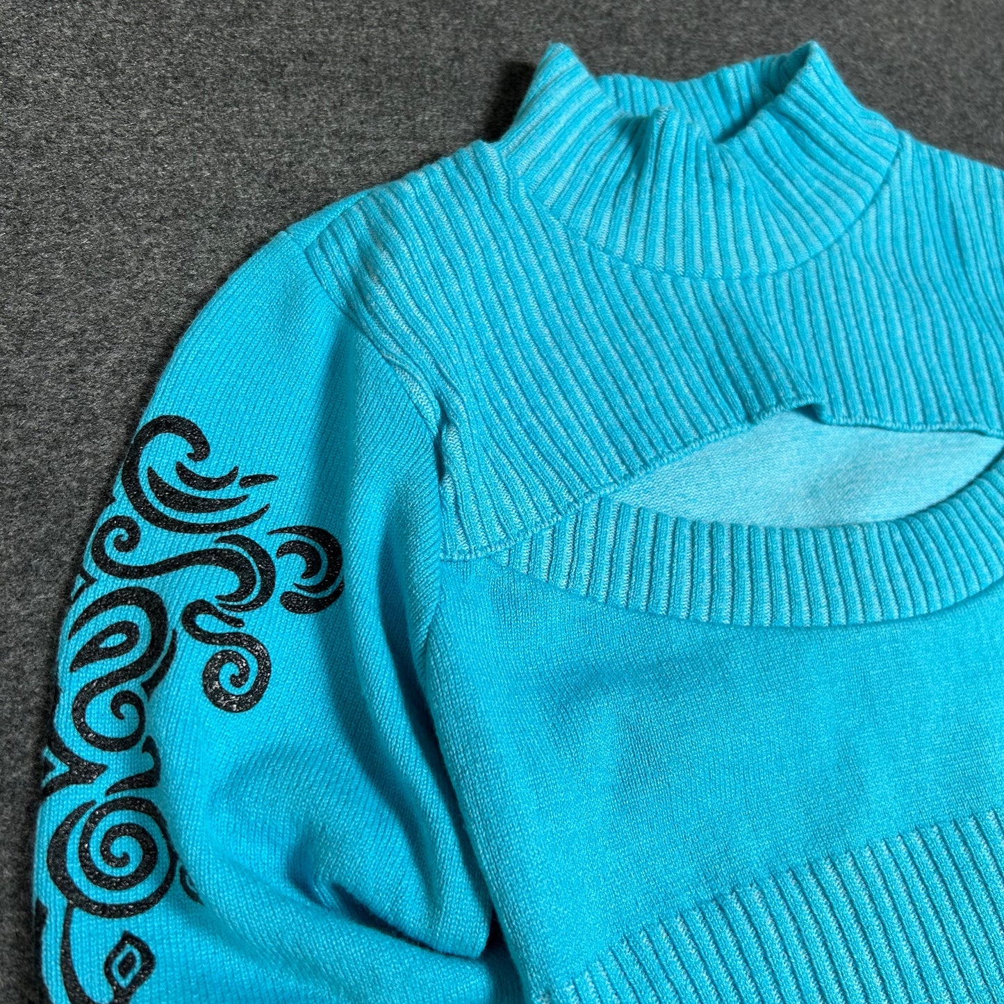 Open chest sweater - women