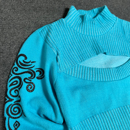 Open chest sweater - women