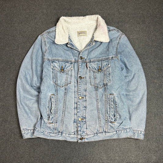 Sherpa denim jacket